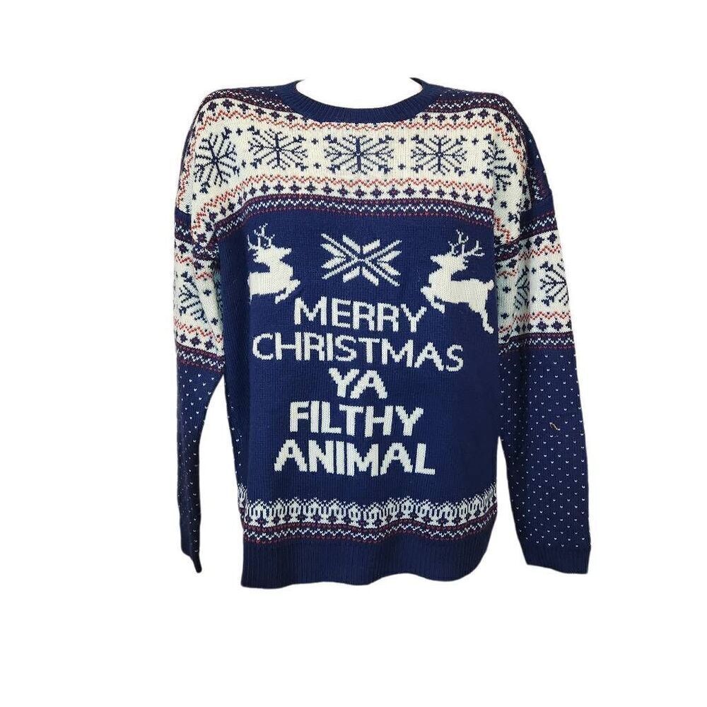 V28 Ugly Christmas Sweater Size XL